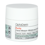 A close up of the Purity Facial masque skin care in front of a white background