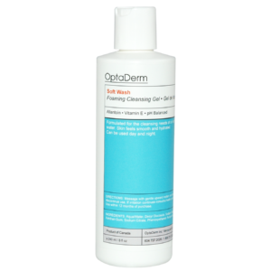 Full shot of the Soft Wash Foaming skin clinic cleanser with a white background